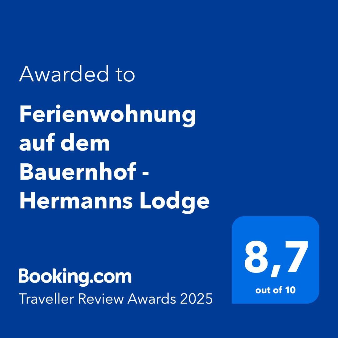 Ferienwohnung Auf Dem Bauernhof - Hermanns Lodge Strassenhaus Exteriör bild